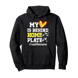 Proud Softball Catcher Mimi Of A Softball Catcher Pullover Hoodie