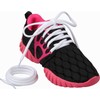 Puzeam 2 Pairs Oval Athletic Shoelaces 30 Colors 1/4" Half