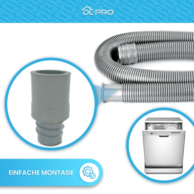 DL-pro Universal Drain Hose End Piece Inner Diameter 22 mm