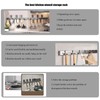 Yiliker Stainless Steel Wall-Mounted Knife Rack with 9 Hooks –