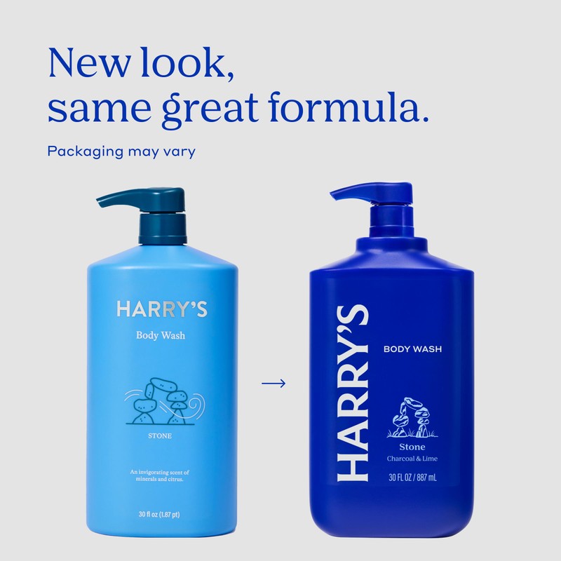 Harry's Men's Body Wash Shower Gel, Stone Scent, 30 oz,
