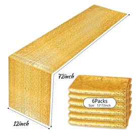 MIAHART Sequin Table Runner 12 x 72inch Table Runner Royal Blue Sequin Table Cloths for Birthday, Wedding, Banquet, Holiday Party Decorations & Baby Shower