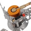 Camping Gas Stove with Gas Adapter Set Improves Burning Efficiency