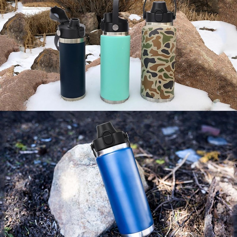XACIOA Spout Lid Compatible With Yeti Rambler Bottle, Replacement Top