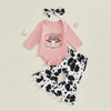 MAINESAKA Baby Girl Weastern Bell Bottom Outfit Cute Summer Cowgirl