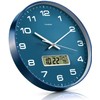 TIMESS Wall Clock, 12" Dial Non-Ticking Silent Battery Operated Analog