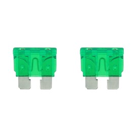 Car Fuses, 2Pcs Standard Blade Fuses 30A for Car Boat RV Truck Motorcycle (Green 30 Amps)
