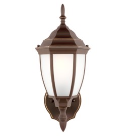 Generation Lighting 1-Light Bakersville Traditional Outdoor Wall Lamp Antique Bronze 89940EN3-71, Lovely Wall Lamp for Outdoor Decor, Wall Light Fixture Uses Standard or LED Light Bulb