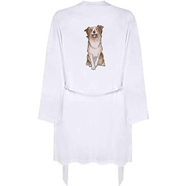Azeeda Large 'Australian Shepherd' Adult Dressing Robe/Gown (RO00057079)