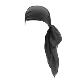 ZLYC Women's Summer Headscarves Printed Turban Headwear, Plain Grey, Unit size