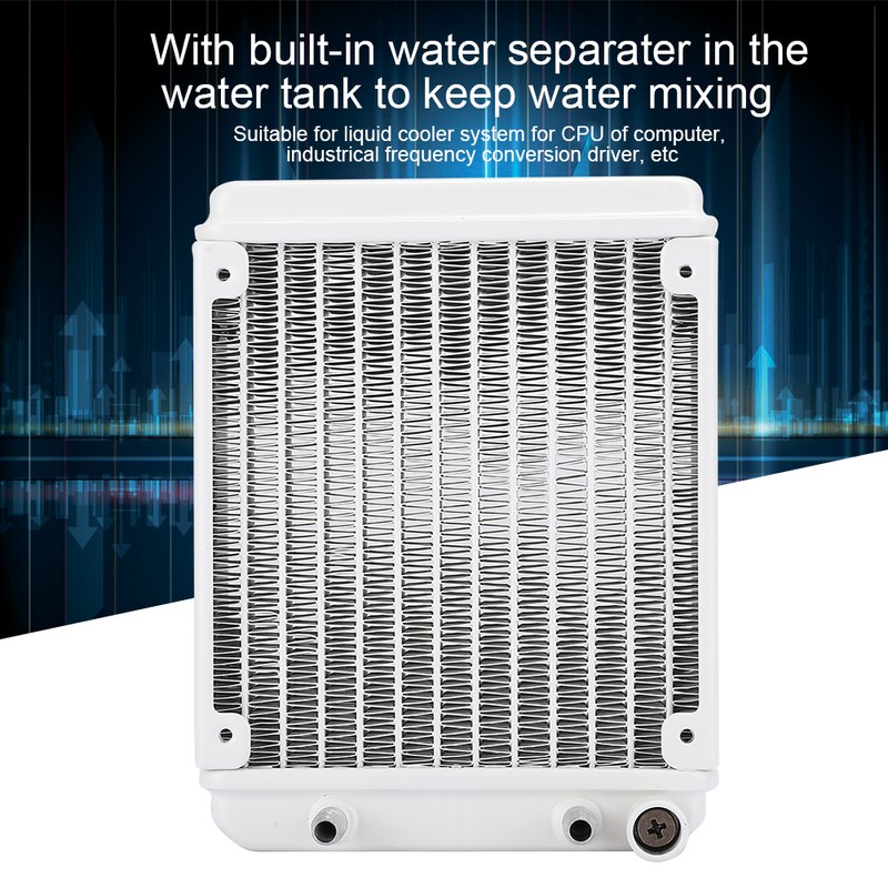 Professional PC Water Cooling Aluminum Radiator 12cm/4.7in Installation Position for