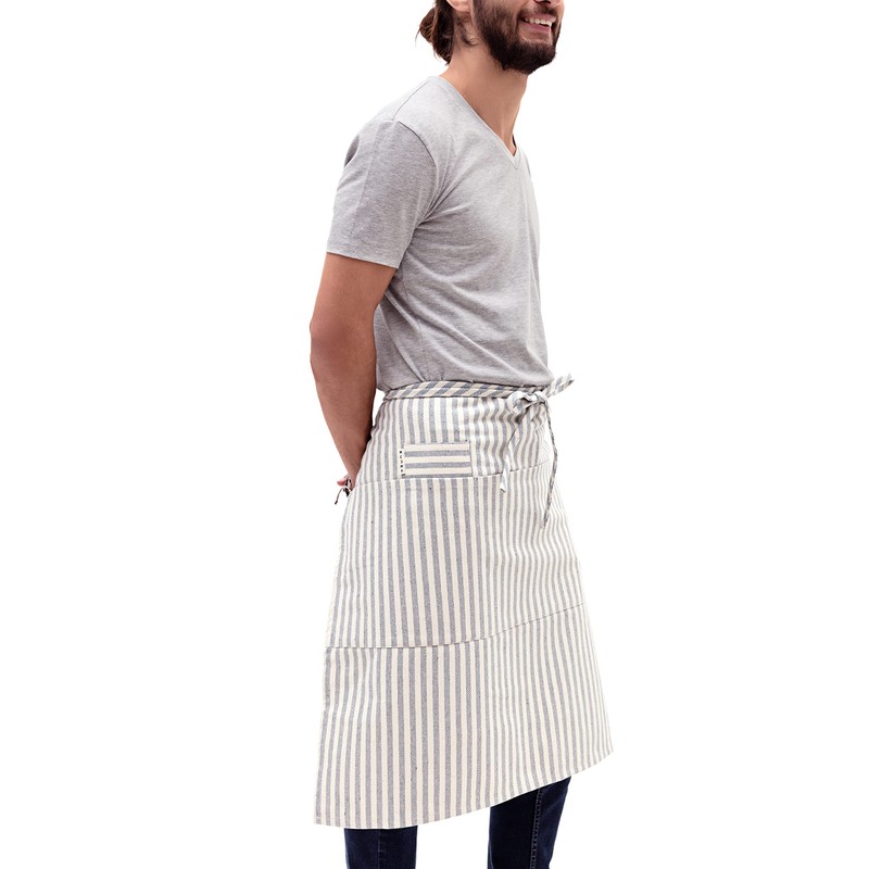 MEEMA Chef Bistro Aprons for Women With Pockets, Utility Loop