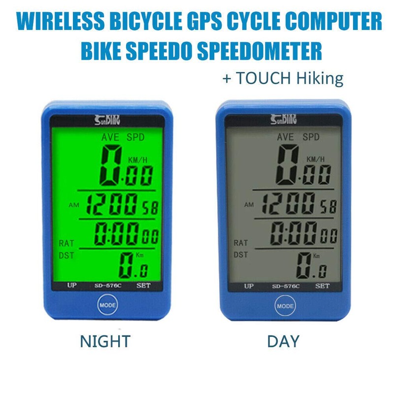 Cycle Computer, Wireless Odometer/Speedometer/Stopwatch for Bike, Electric Bicycles, Motorcycles
