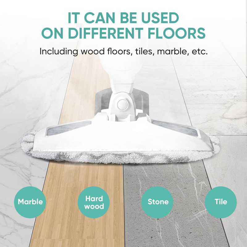 BIHARNT 6 Pack Steam Mop Replacement Pads for Bissell Powerfresh