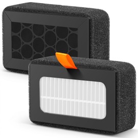 2-Pack HEPA 13 + Activated Carbon Combo Air Filter for X1 X1C P1P P1S 3D Printer - Ultra Odor & VOC Elimination Replacement