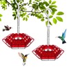 COWANIEE 2 Pcs Bird Feeders Hanging, 20 * 30cm Bird