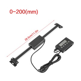Hilitand Digital Readout Linear Scale DRO Portable Remote LCD for Milling Machines or Lathes 0-200mm