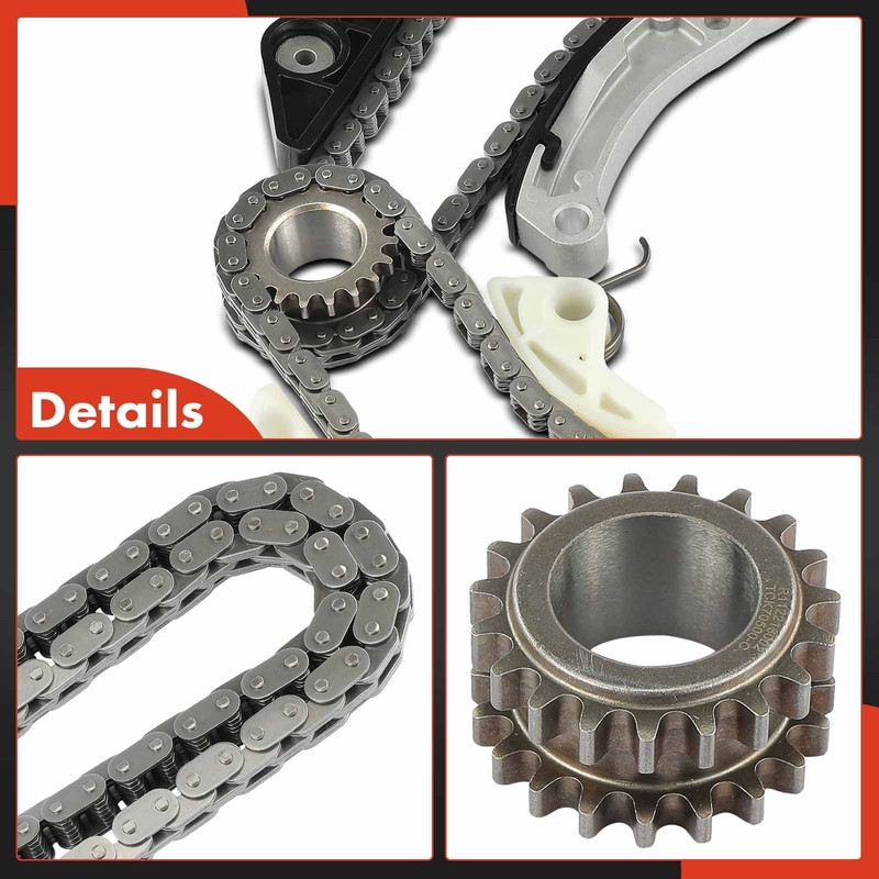 A-Premium 11Pcs Engine Timing Chain Kit W/Guide & Sprocket [fits