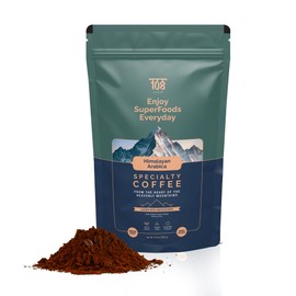 108LIFE Himalayan Arabica Specialty Coffee | Medium Roast Ground Coffee from the Heart of the Mountains | Rich in Antioxidants | Pure & Natural | 10 oz – Makes 20 Cups
