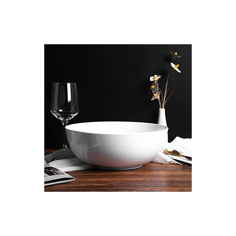 KX-WARE 11-inch Melamine Serving Bowls - Larger Salad Bowls Mixing