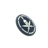 Centurion Sword Black PVC Airsoft Paintball Morale Patch