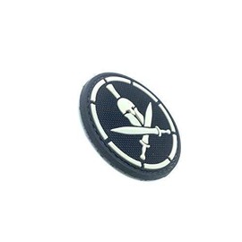 Centurion Sword Black PVC Airsoft Paintball Morale Patch