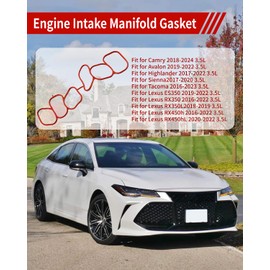 Engine Intake Manifold Gasket Fit for Camry 2018-2024 Highlander 2017-2022 Tacoma 2016-2023 3.5L Avalon 2019-2022 Sienna 2017-2020 Replace 17176-31130