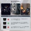 ATsafepro エアゲージ 車 700KPA, 空気圧ゲージ タイヤ圧力計,柔軟なホースグローダイヤルを備えた正確な車のタイヤゲージ， 自転車、オートバイ、車、SUVなどに