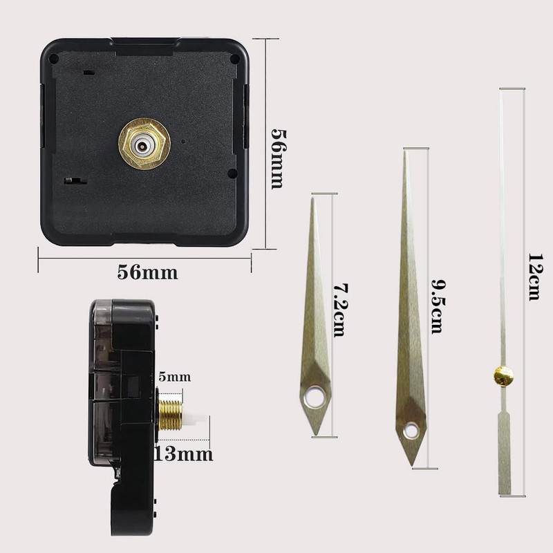 Clock Movement Handmade Wall Clock Clock Movement Clock Shaft Needle