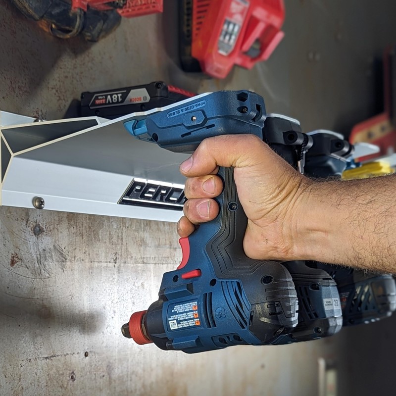 PERCH Tool Rack for BOSCH 18v | Securely Mounts 5