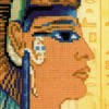 Riolis 0046 Pt Cleopatra Cross Stitch Kit, Cotton, multi-coloured, 30