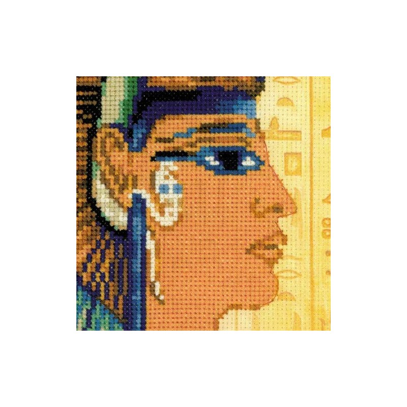 Riolis 0046 Pt Cleopatra Cross Stitch Kit, Cotton, multi-coloured, 30
