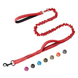 Correa Táctica de Seguridad para Perros Medianos y Grandes – Resistente, Ajustable y de Máximo Control (Rojo)