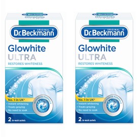 Dr Beckmann Glowhite Ultra Fabric Whitener (4 x 40g Sachets)