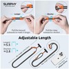 SURPHY Phone Lanyard, Adjustable Phone Strap Crossbody with 2 Pack