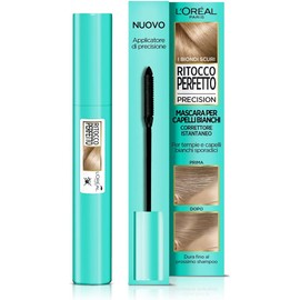 L'Oréal Paris Instant Mascara Perfect Touch Up Precision, Excellent for Sparse White Hair and Temples, Does Not Smudge, 4 Dark Blonde