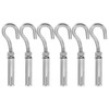 MECCANIXITY Concrete Wall Hook M6x90mm, Expansion Shoulder Eye Bolts Open