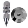 ANCLLO 4Pcs Chrome-Plated Speaker Spike Shockproof Adjustable Isolation Feet Stand