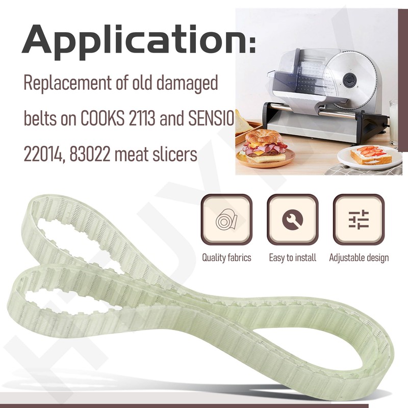 Meat Slicers Replacement Belt Compatible with Cooks 2113, 22014, 83022-