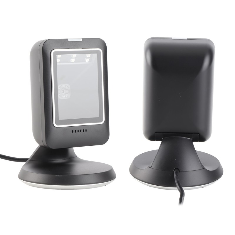Desktop Barcode Scanner Wide Angle Lens USB Connection 1D 2D