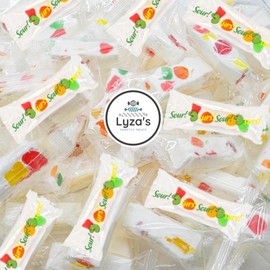 2.2 LB Italian Jujube Nougat Candies - SOUR - Soft & Chewy With Fruity Jelly Beans - Bulk Bags By Lyza's Sweets & Treats