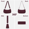 GETERUUV Shoulder Bags for Women Suede Purse Crossbody Fall Bag
