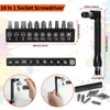 33Pcs Drill Bit Extensions Set-2 Pcs 105Right Angle Bit, Universal
