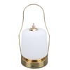 Cordless Lantern LED Retro Rechargeable Stepless Dimming 3 Lighting Modes
