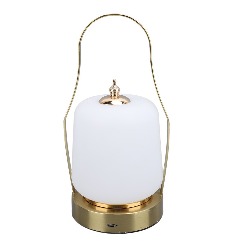 Cordless Lantern LED Retro Rechargeable Stepless Dimming 3 Lighting Modes