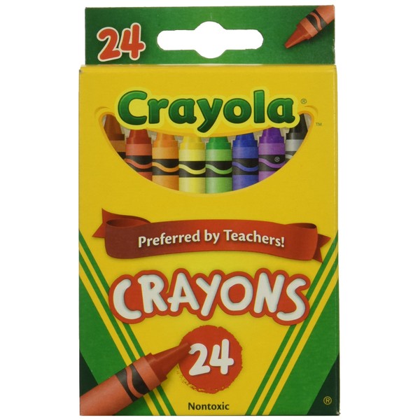 Wholesale: One Case of Crayola Crayons 24 Count (Case Contains 48 Boxes), Standard