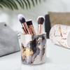 WAVEYU Marble Pencil Holder, Durable Ceramic Desk Organizer Office Supplies,Desktop