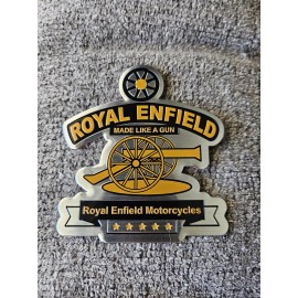 Royal Enfield Aluminum Decal, Emblem Sticker
