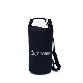 Premium Waterproof Bag/Roll Top Dry Bag - Perfect for Kayaking/Boating/Canoeing/Fishing/Rafting/Swimming/Camping/Snowboarding Crafted by Montem (Black, 20L)