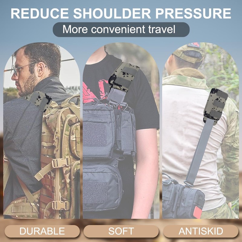 Pack of 2 Universal Wide Shoulder Pads with Ultra Thick